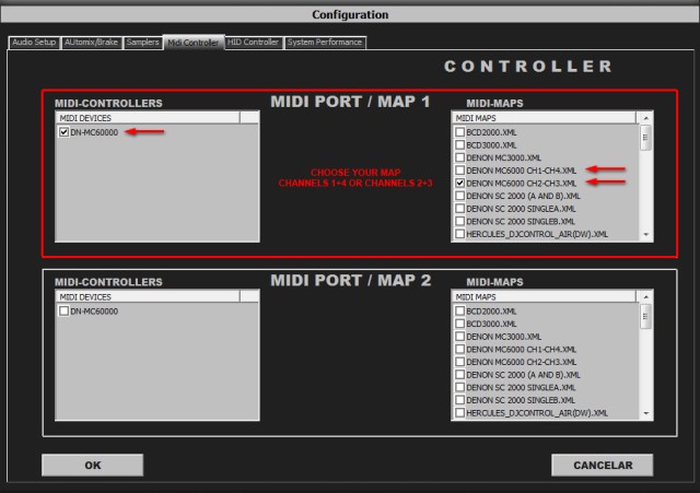 MIDI MAP MC-6000