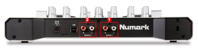 DJ ProMixer Numark Omni Control Audio Rear External