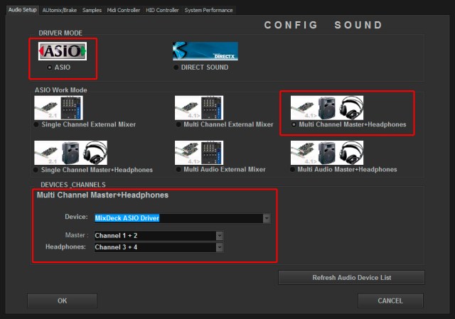 DJ ProMixer Numark Mixdeck Audio Set Up