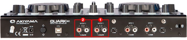 DJ ProMixer Akiyama Quark Audio Connections External