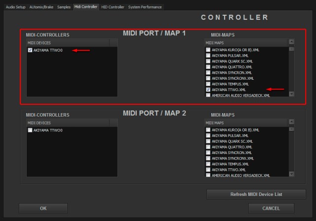 DJ ProMixer MIDI Akiyama TTWO